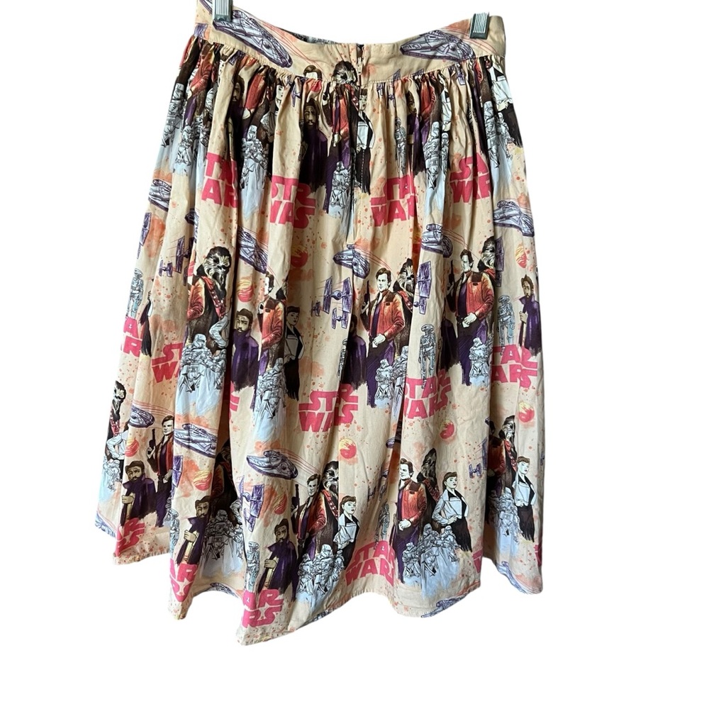 Star Wars her Universe Skirt Sz S Gathered Waist Full all over Star Wars Pattern - Picture 2 of 8